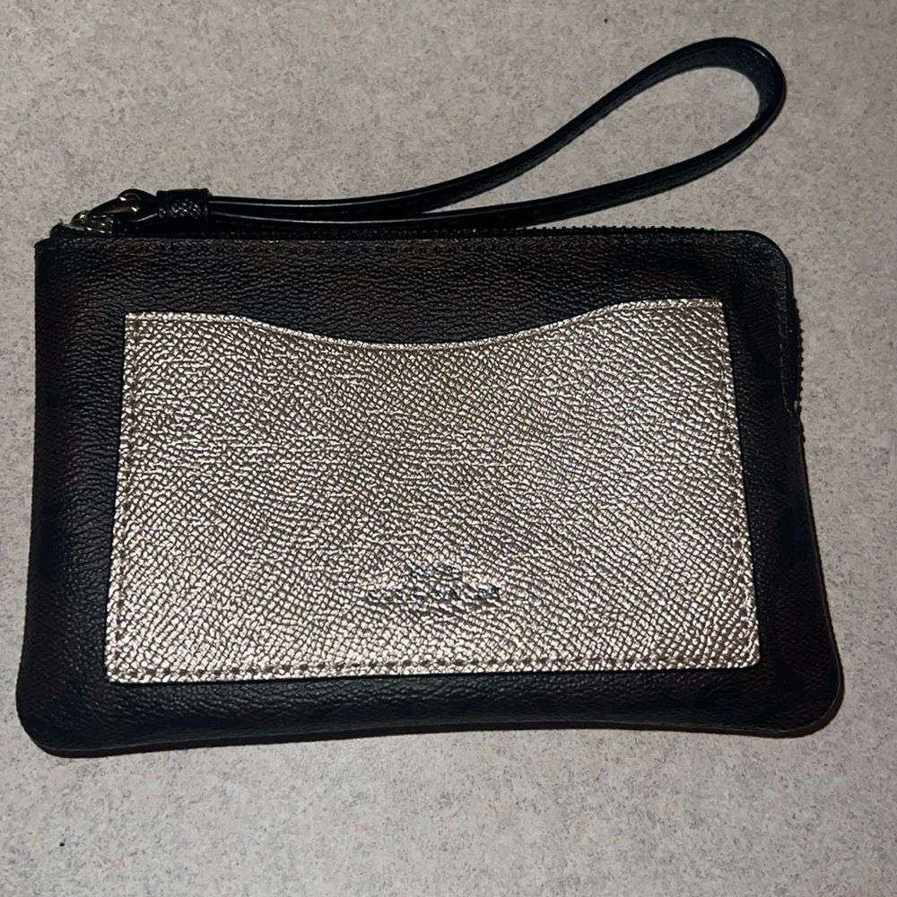 Coach mini clutch